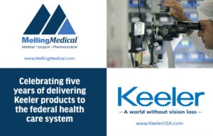 Melling Medical Relationship with Keeler Passes Five Year Mark